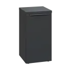 SIN 2 - 4D kancelářská skříň, 1-dveřová, pravá, 770x400x400, antracit